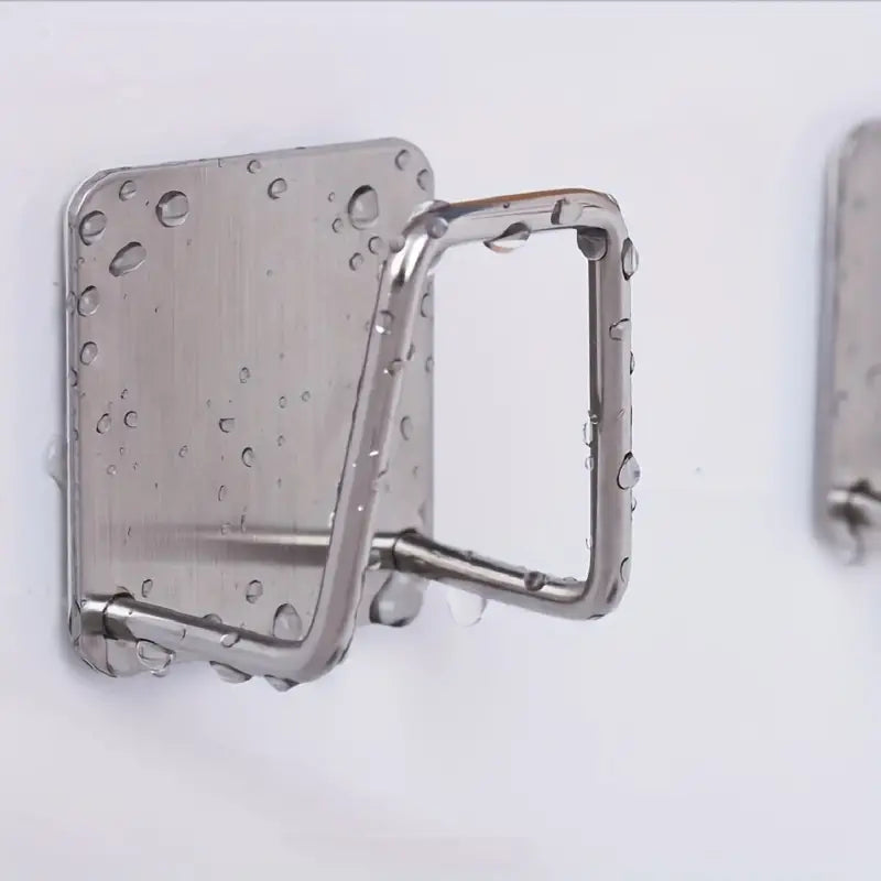 Support Auto-adhésif en Inox pour Douche ou Cuisine – Rangement Mural sans Perçage