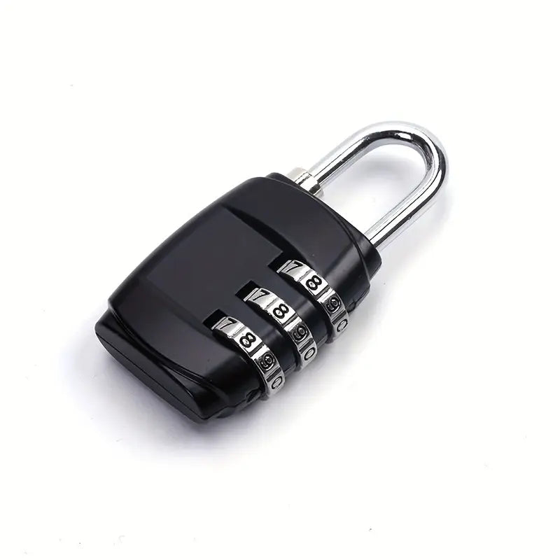 Cadenas à Code 3 Chiffres – Serrure de Sécurité Antivol pour Casier, Valise, Sac ou Casier de Sport