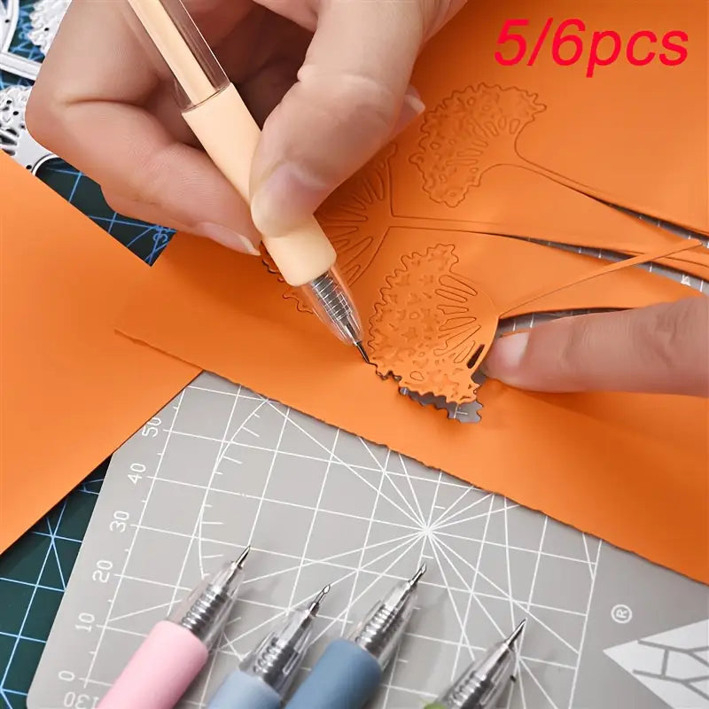 Scalpel de Précision Stylo de Découpe – Outils de Découpe Manuelle pour Papier, Vinyle et Bricolage