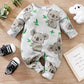 Body Bébé en Coton à Manches Longues – Grenouillère Grise Motif Koala Mignon