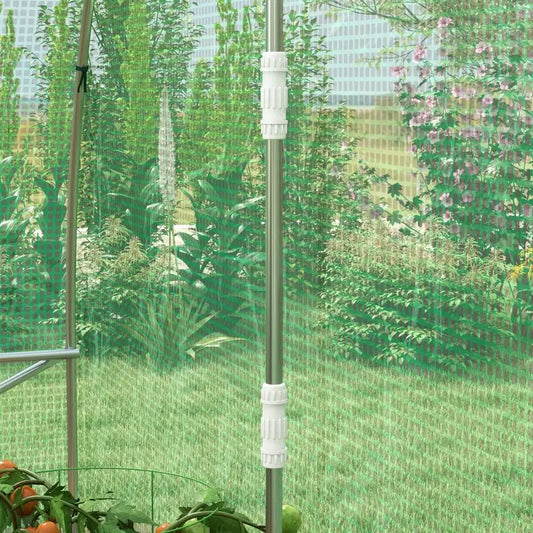 Serre de Jardin Tunnel 3x2m Serre Maraîchère avec Bâche Renforcée et Fenêtres d’Aération pour Potager