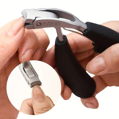 Coupe-Ongles Professionnel G31 – Précision 10mm avec Poignée Antidérapante pour Manucure et Pédicure
