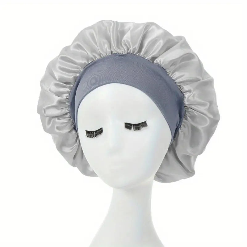 Bonnet Satin de Nuit Anti-Frisottis – Protection Cheveux Bouclés, Lisses ou Crépus – Large Bandeau Confortable – Plusieurs Coloris