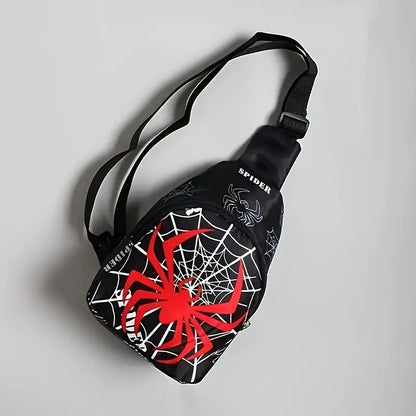 Sac à dos enfant Spider design toile d’araignée – Cartable bandoulière léger et pratique