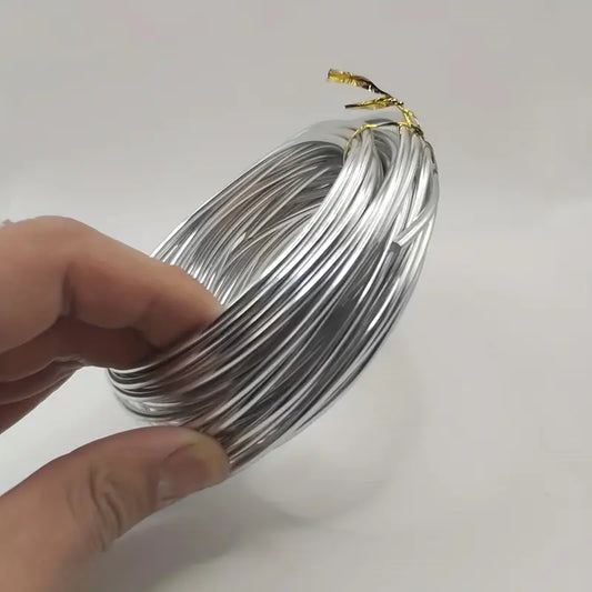 Fil d’Aluminium Souple Argenté – Matériau Industriel Polyvalent pour Bricolage, Modélisme et Applications Techniques