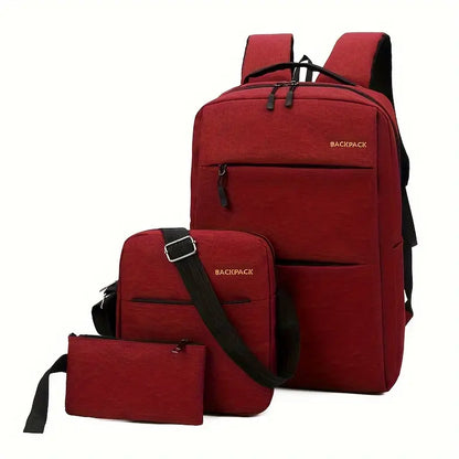 Set sacoche ordinateur portable et sac à dos  Design moderne, grande capacité et multi-compartiments