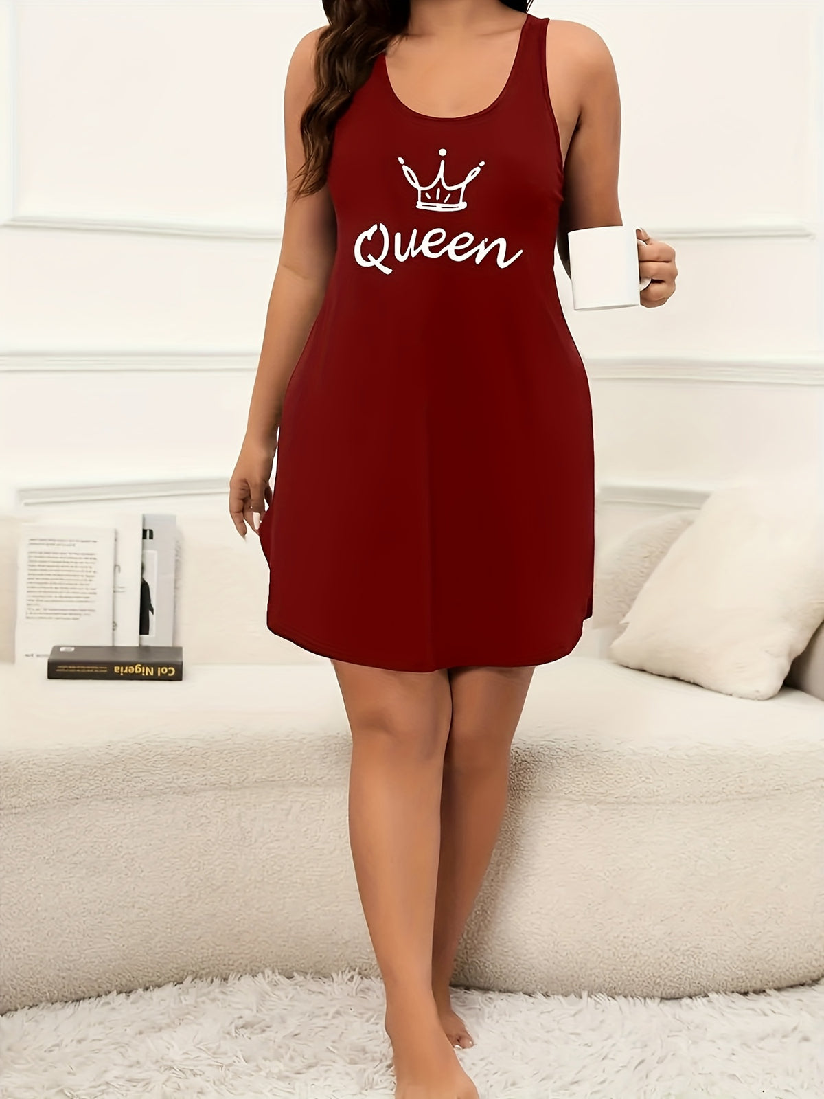 Robe décontractée grande taille pour femmes