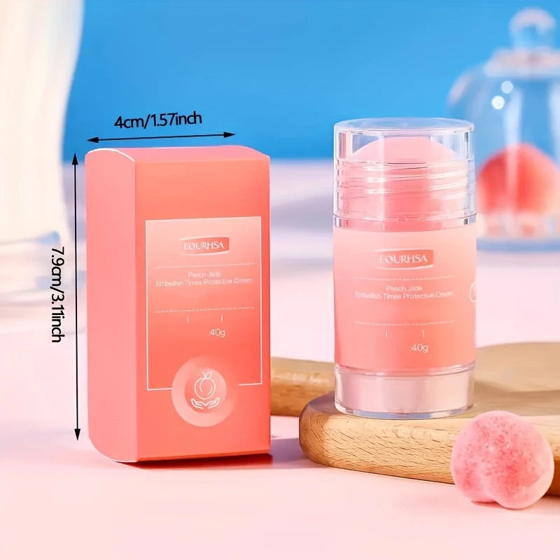 Stick Crème Hydratante Pieds 40g – Soin Réparateur Talons Secs & Crevassés, Effet Lissant & Nourrissant à la Pêche