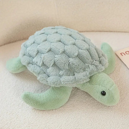 Peluche tortue douce rose et verte – Jouet en peluche mignon pour enfants et décoration