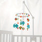 Support mobile en bois pour lit bébé – Bras rotatif décoratif pour chambre bébé
