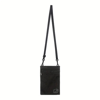 Sacoche tour de cou antivol Protège-passeport léger et discret avec poches zippées pour voyage sécurisé