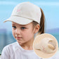 Casquette Brodée pour Enfant avec Motif Cœur – Chapeau Été Fille Garçon Protection Soleil