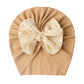 Turban Bébé avec Grand Nœud – Chapeaux et Casquettes Enfant Élégants | Bonnet Mode Fille Confort & Style