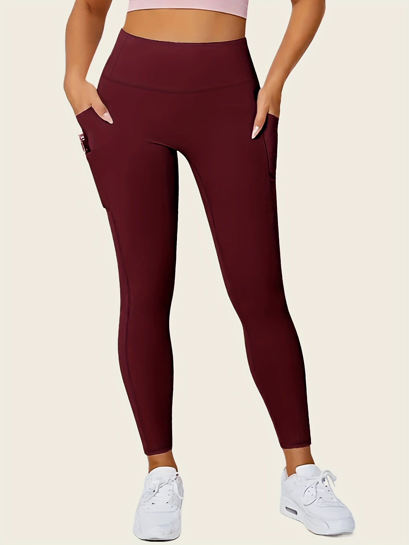 Leggings de yoga poche à ligne ciblée pour un développement