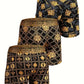Boxer thermique homme – Lot de 3 motifs dorés – Sous-vêtements chauds et stylés pour l’hiver