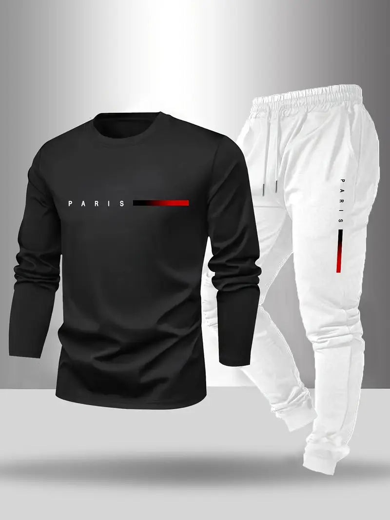 Ensemble de sport homme – Sweat à manches longues + Pantalon jogging – Confort & Style urbain
