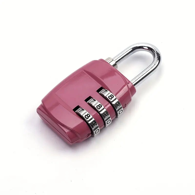 Cadenas à Code 3 Chiffres – Serrure de Sécurité Antivol pour Casier, Valise, Sac ou Casier de Sport