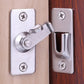 Verrou de Sécurité Inox pour Porte – Loquet Pivotant Antieffraction pour Intérieur ou Hôtel