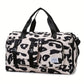 Sac de Voyage Sport et Week-End Rose Imprimé Léopard – Cabine Grande Capacité avec Bandoulière Réglable