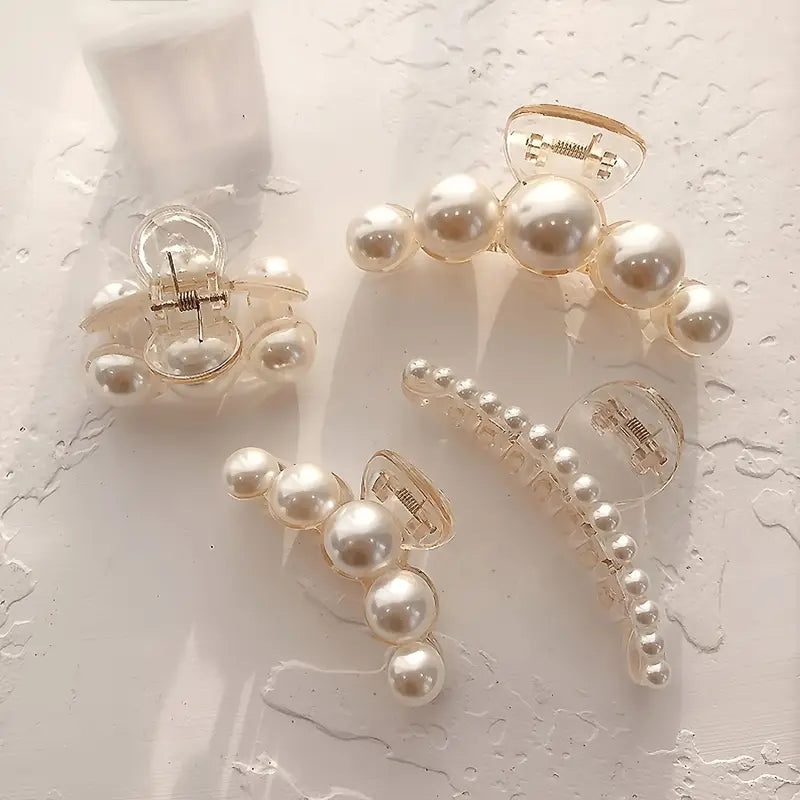 Pince cheveux mariage femme avec perles – Accessoire élégant pour coiffure de mariée