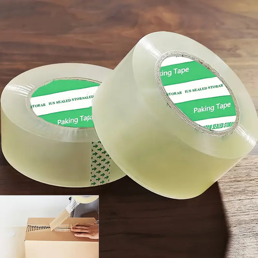 Rouleau de Ruban Adhésif Transparent Haute Résistance – Idéal pour Cartons, Emballage et Expédition