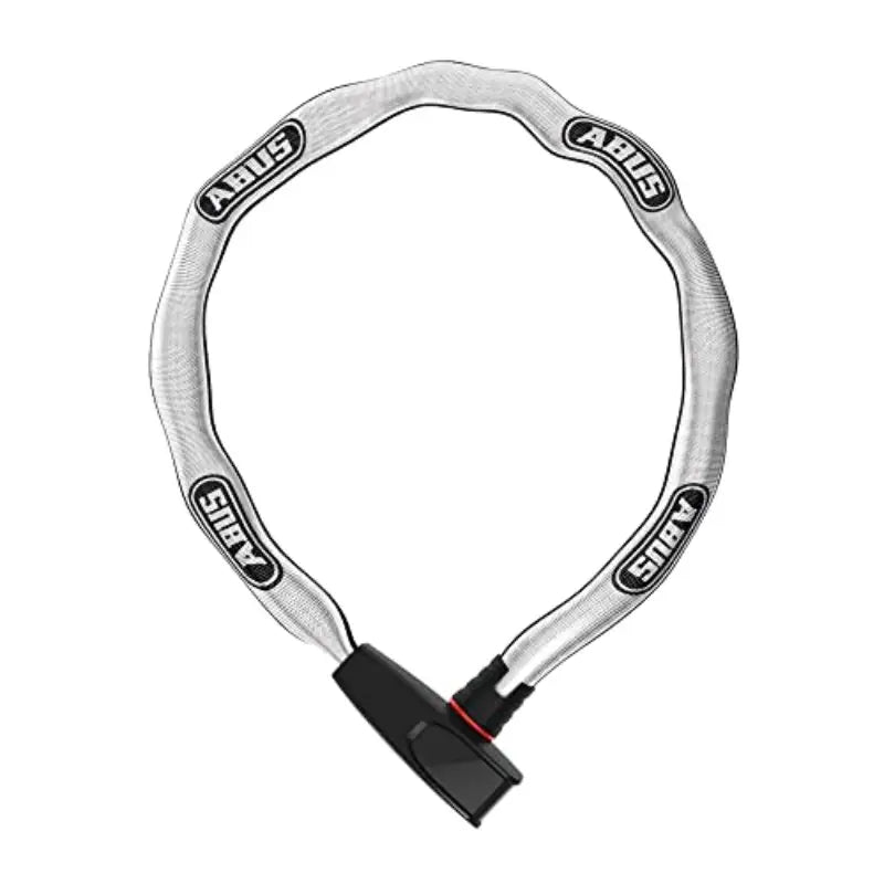 Antivol Chaîne Vélo ABUS avec Cadenas Haute Sécurité – Protection Renforcée et Housse Blanche Anti-Rayures