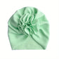Turban Bébé avec Fleur en Tissu – Chapeaux et Casquettes Enfant Élégants | Bonnet Mode Fille Confort & Style