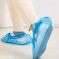 Surbottes de Protection Jetables en Plastique Bleu – Couvre-Chaussures Étanches pour Hygiène et Sécurité au Travail