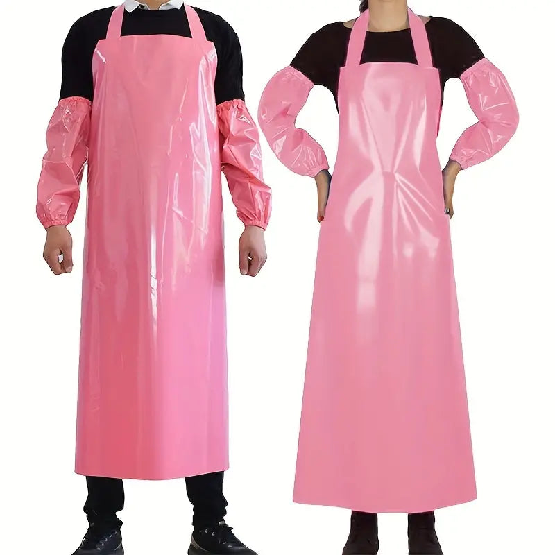 Tablier de Protection Imperméable en PVC – Résistant aux Produits Chimiques et à l’Huile