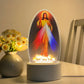 Lampe LED Religieuse Jésus Miséricordieux – Veilleuse Spirituelle avec Lumière Ambiance pour Maison et Chapelle