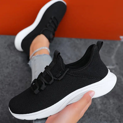 Baskets femme beiges respirantes – Chaussures de sport légères et confortables pour marche, running et quotidien