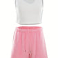 Pyjama Femme 3 Pièces Doudou Ultra Doux – Gilet, Débardeur & Short Cocooning pour Hiver