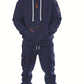 Ensemble décontracté et athlétique à capuche zippée pour homme