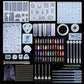 Kit Complet de Moulage Résine Époxy – Moules Silicone, Pigments et Accessoires DIY Bijoux et Créations Artisanales