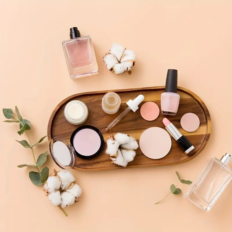 Plateau Cosmétique en Bois pour Résine – Moule Élégant pour Bijoux, Présentoir ou Rangement Maquillage DIY