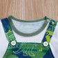 Body Bébé Salopette Dinosaure avec T-Shirt Blanc – Ensemble Été Confortable et Original