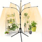 Lampe de croissance LED sur trépied – Lumière horticole à spectre complet pour plantes d'intérieur, 5 bras réglables