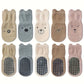 Chaussettes antidérapantes bébé – Bas doux avec oreilles et motifs animaux, confort et sécurité pour premiers pas