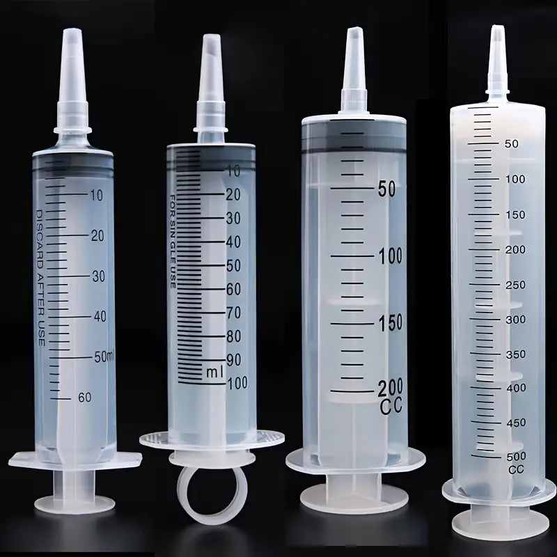 Seringue de Laboratoire 150ml avec Embout Long – Dosage Précis pour Expériences et Applications Scientifiques
