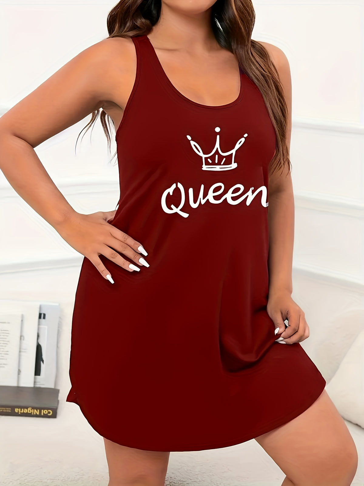 Robe décontractée grande taille pour femmes
