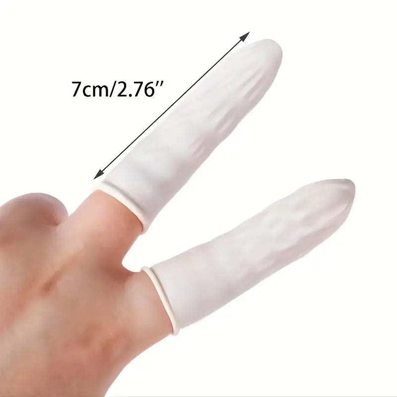 Doigtiers Jetables en Latex – Protection Individuelle pour Doigts, Précision et Hygiène en Milieu Médical ou Électronique