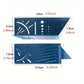 Équerre multifonction de menuisier – Gabarit de traçage précis pour angles, marquage et perçage du bois
