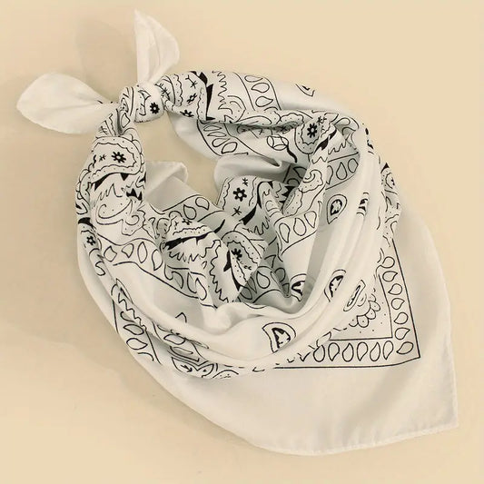 Bandana homme bleu marine à motifs paisley – Écharpe légère et tendance pour style urbain