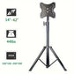 Support TV sur trépied réglable – Meuble RV portable pour écran plat