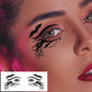 Tatouage temporaire yeux chauve-souris et éclairs – Maquillage Halloween cosplay