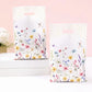 Sacs Cadeaux Plastique à Motifs Floraux – Sachets avec Poignée pour Anniversaire, Mariage et Emballages Cadeaux Élégants