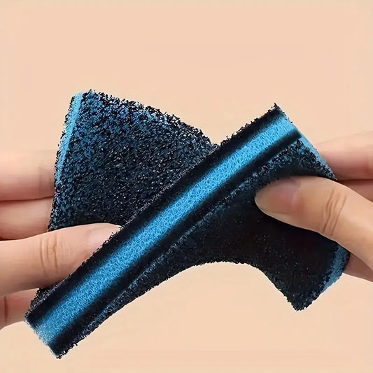 Éponge de Nettoyage Ultra-Résistante – Double Face Grattante & Absorbante pour Tâches Tenaces et Vaisselle