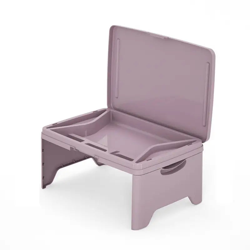 Table de Rangement Pliable Multifonction – Bureau Portable pour Enfant ou Adulte avec Couvercle et Compartiments