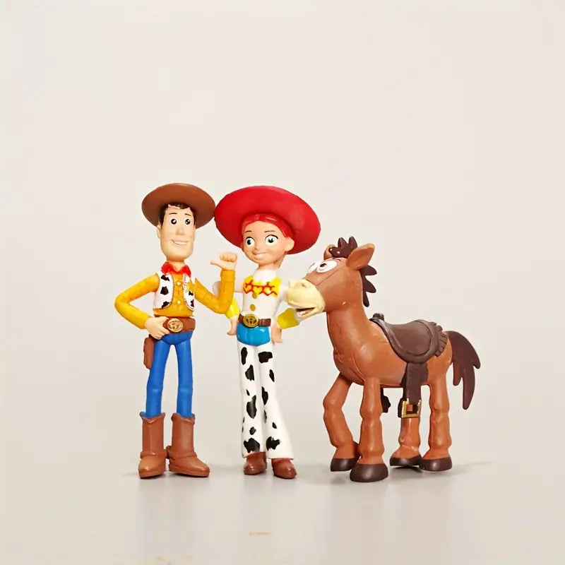 Woody, Jessie et Pile-Poil, prêts pour l'aventure