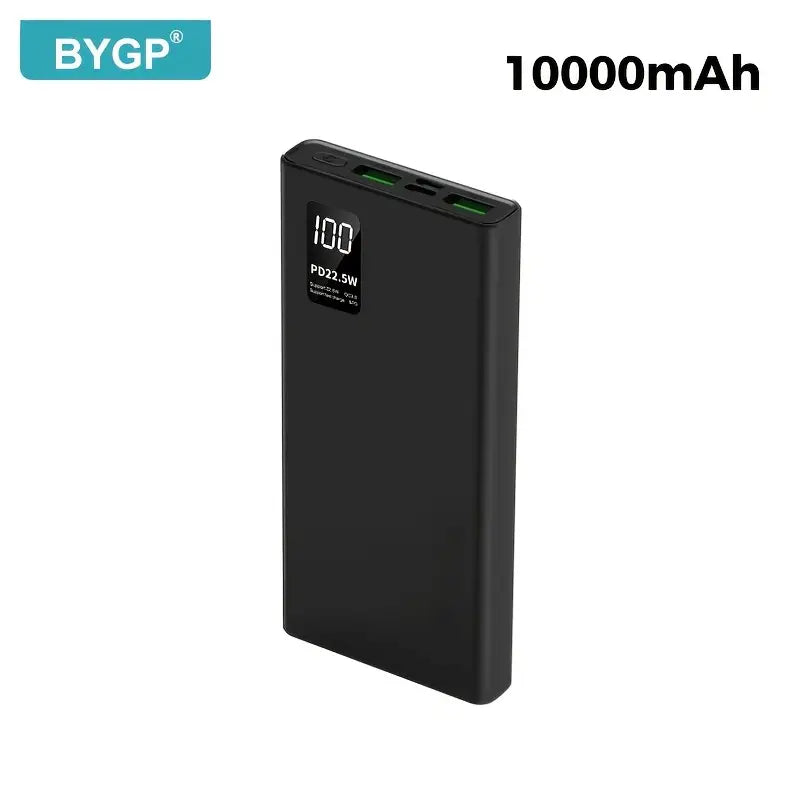 Batterie Externe 10000/20000mAh BYGP – Charge Rapide 22.5W avec Affichage LED